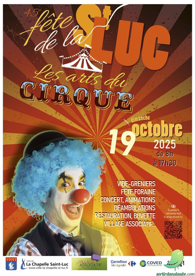 affiche 45ème Fête de la St-Luc  à La Chapelle-Saint-Luc