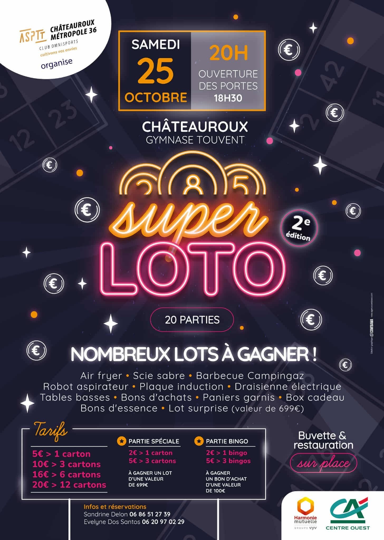 affiche Super Loto à  Châteauroux