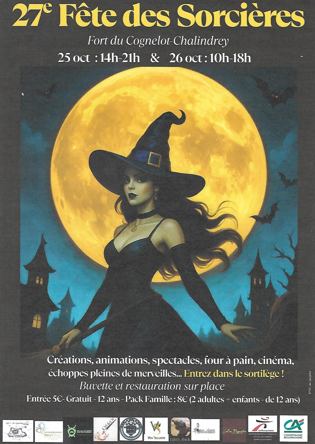 affiche 27e Fete des Sorcieres à  Chalindrey