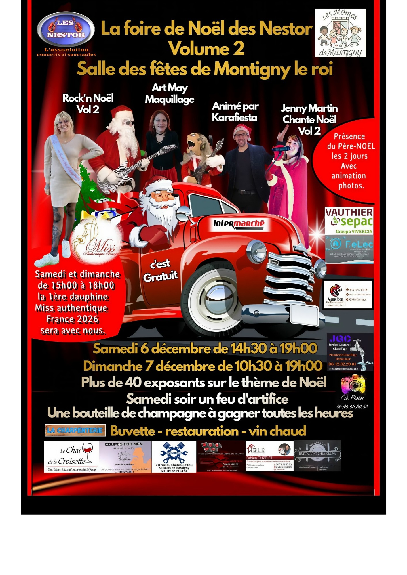 affiche La foire de Noël des Nestor à  Val-de-Meuse