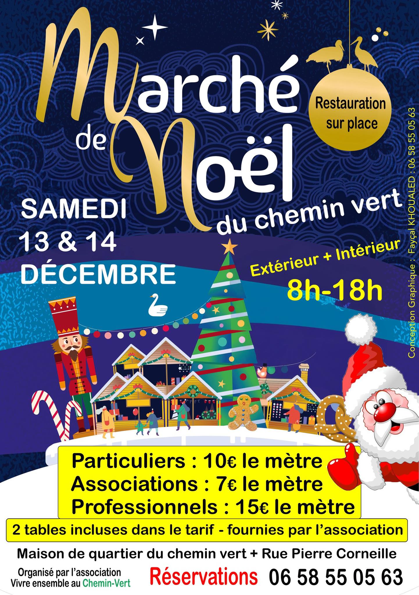 affiche Marché de Noël à  Caen