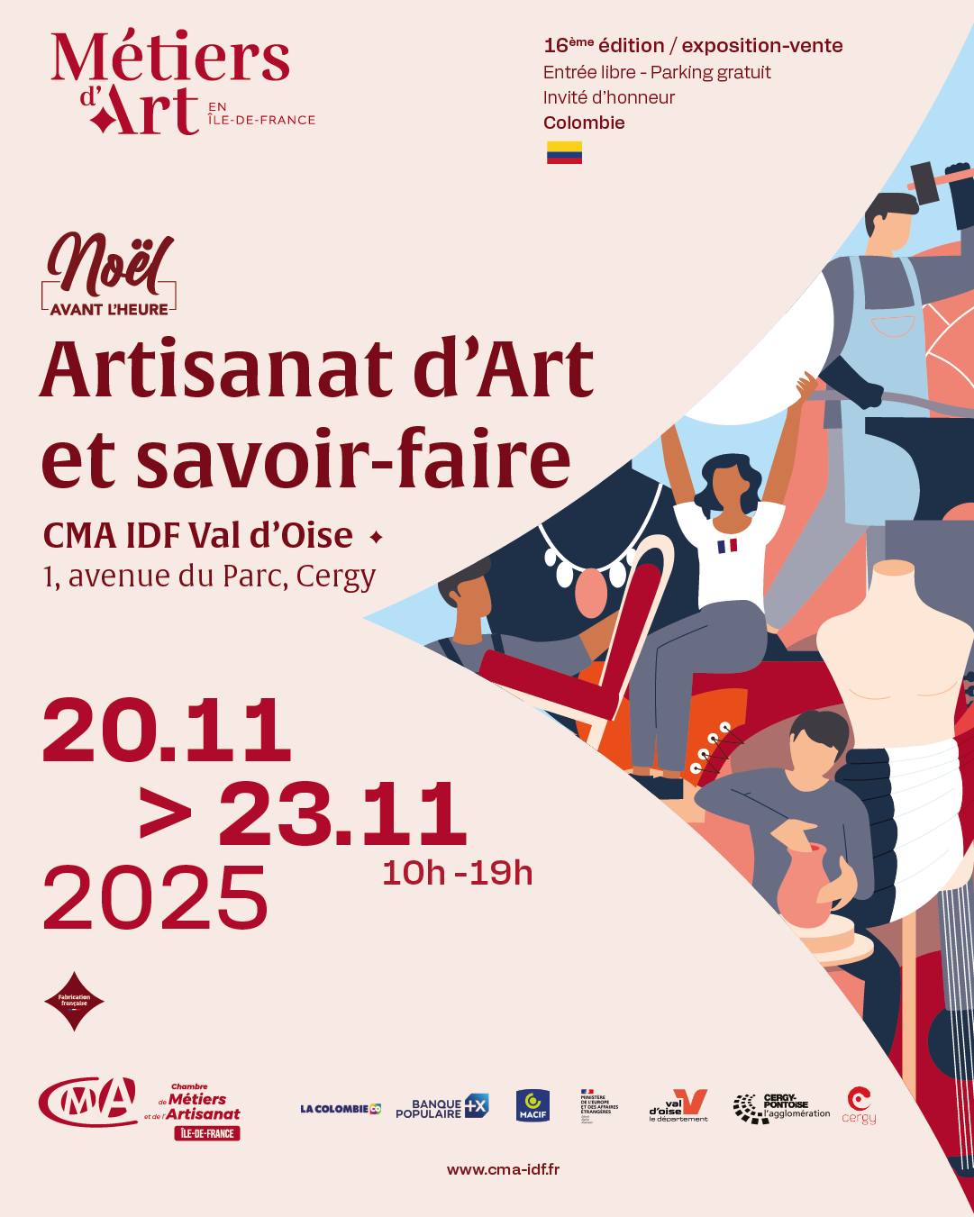 affiche Noël avant l'heure à Cergy