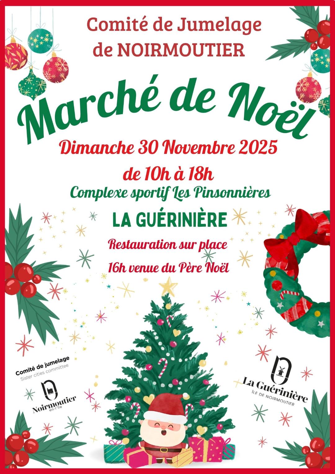 affiche Marché de Noël à La Guérinière