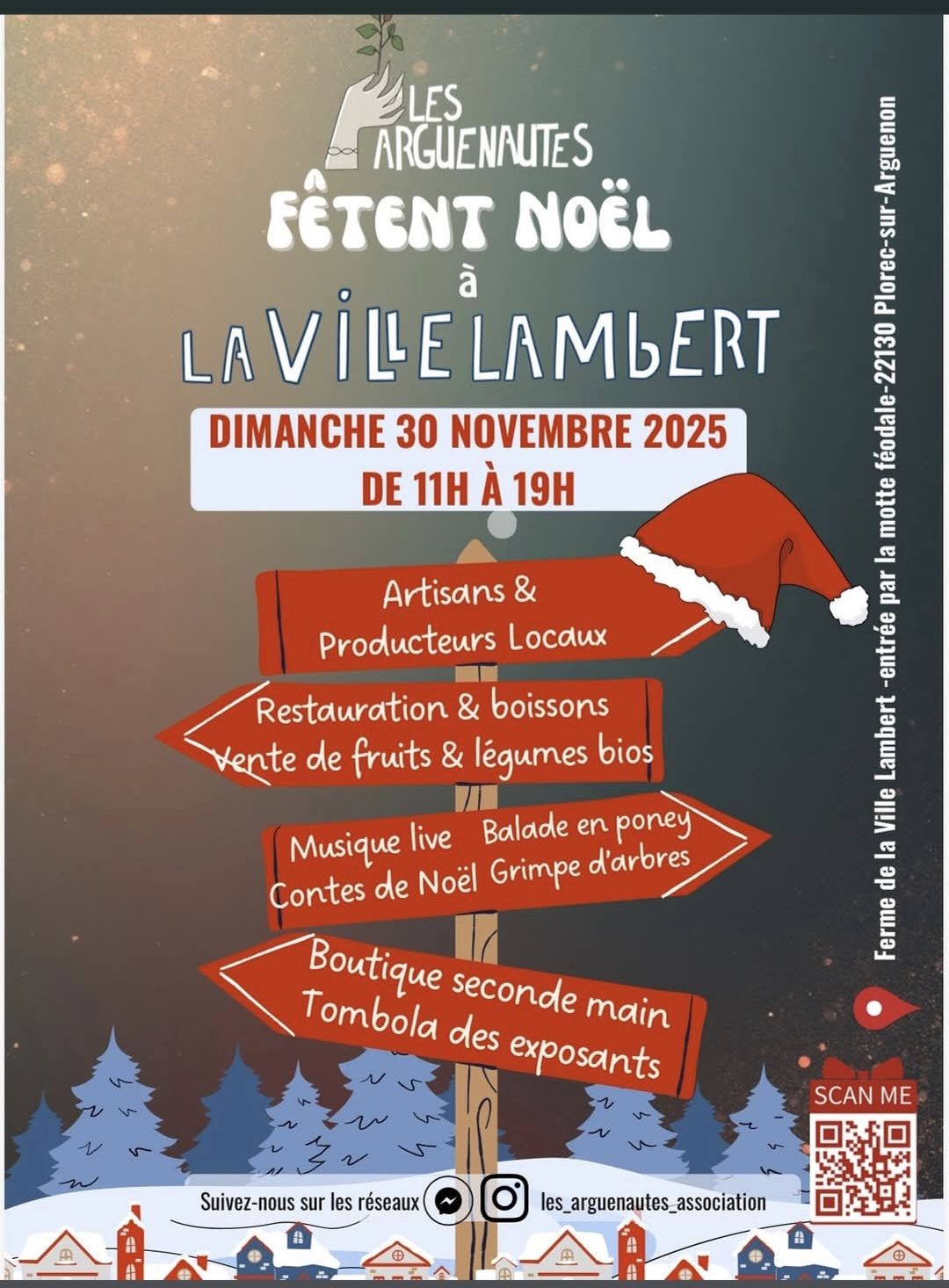 affiche Les Arguenautes fêtent Noël à  Plorec-sur-Arguenon