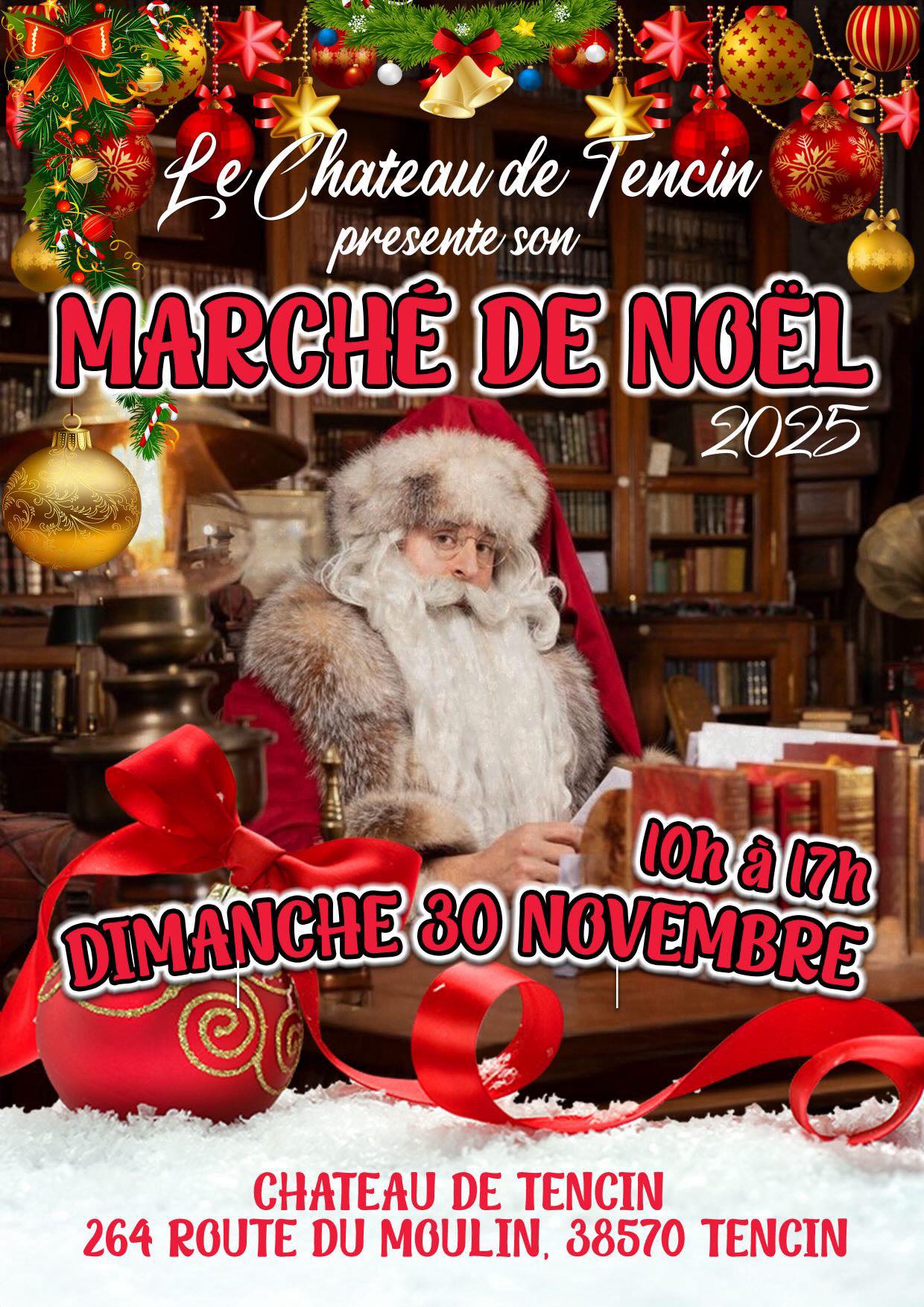 affiche Marché de Noël à  Tencin