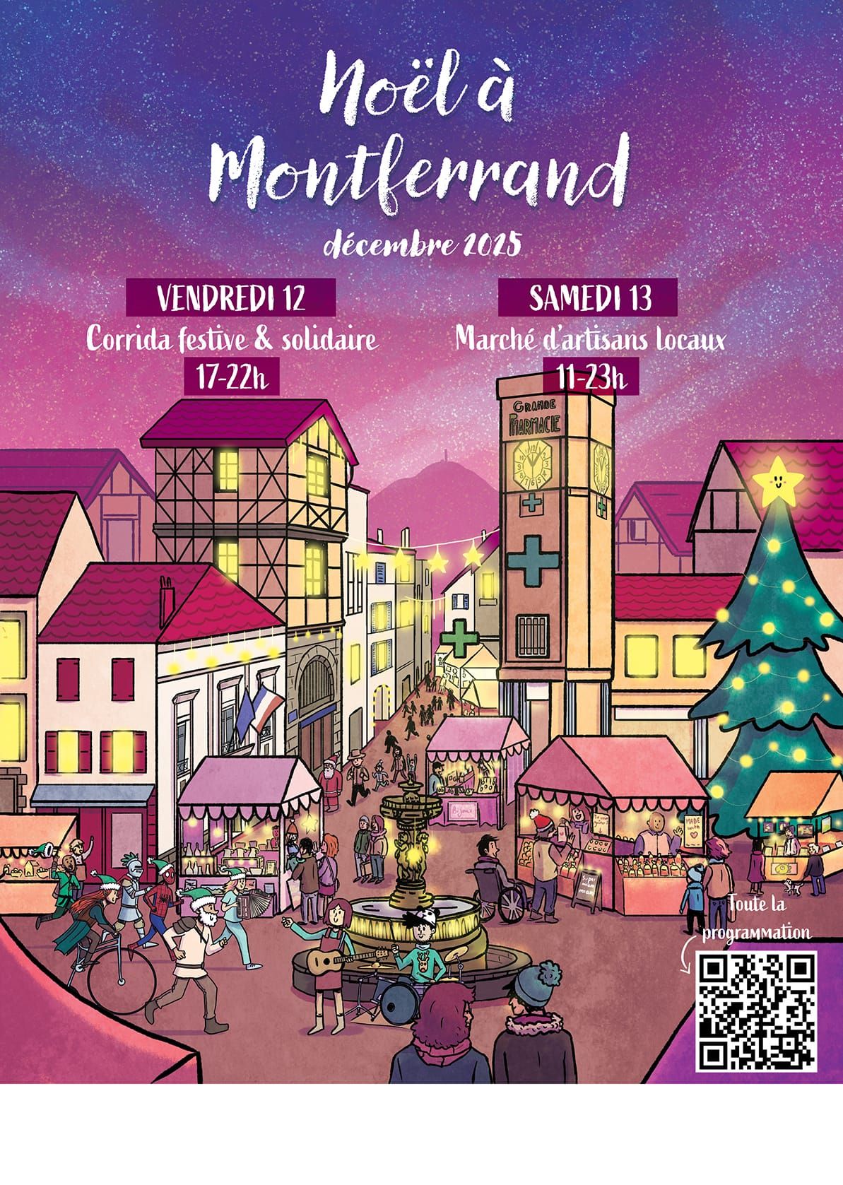 affiche Noël à Montferrand à Clermont-Ferrand