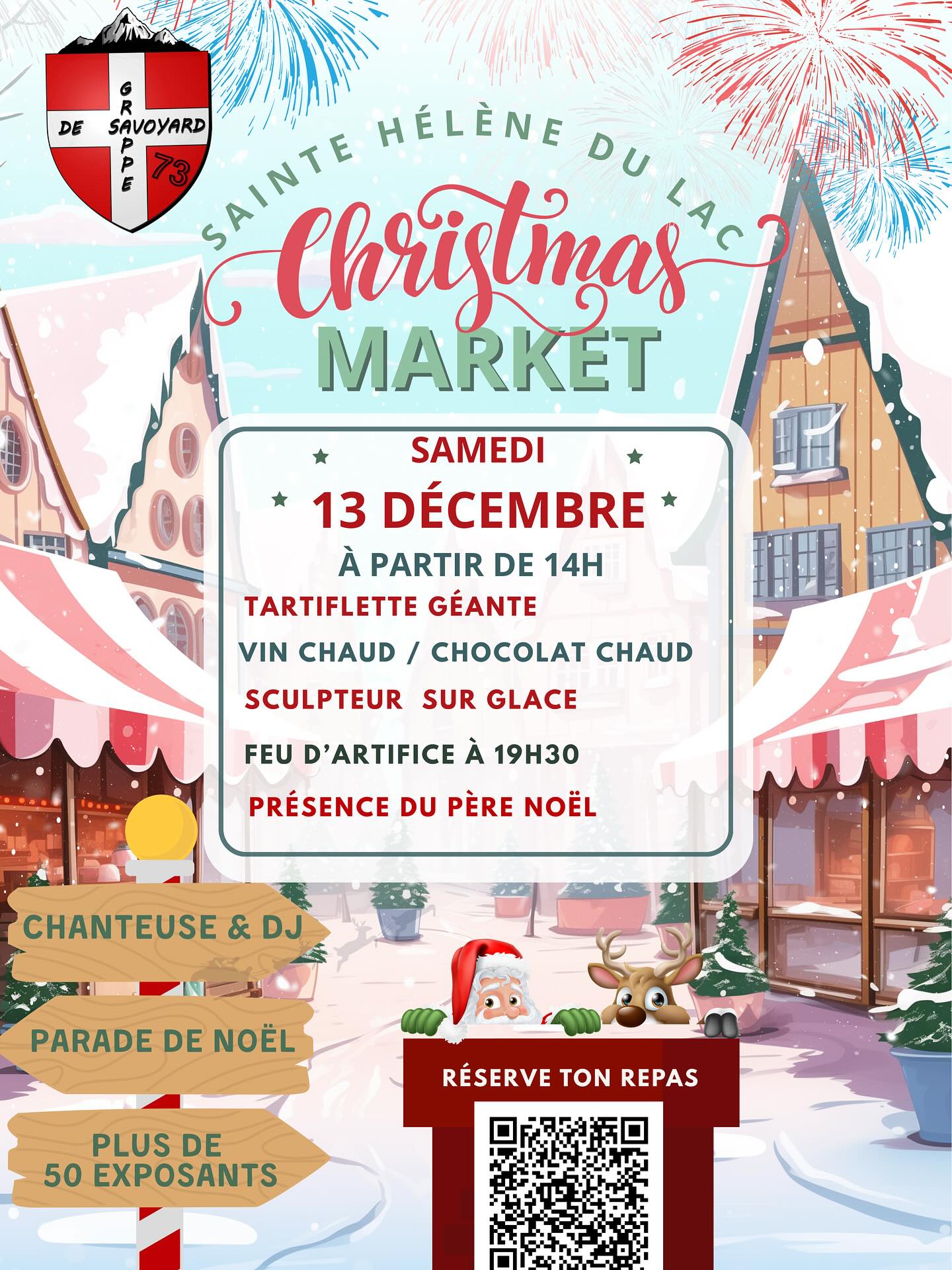 affiche Christmas Market à  Sainte-Hélène-du-Lac
