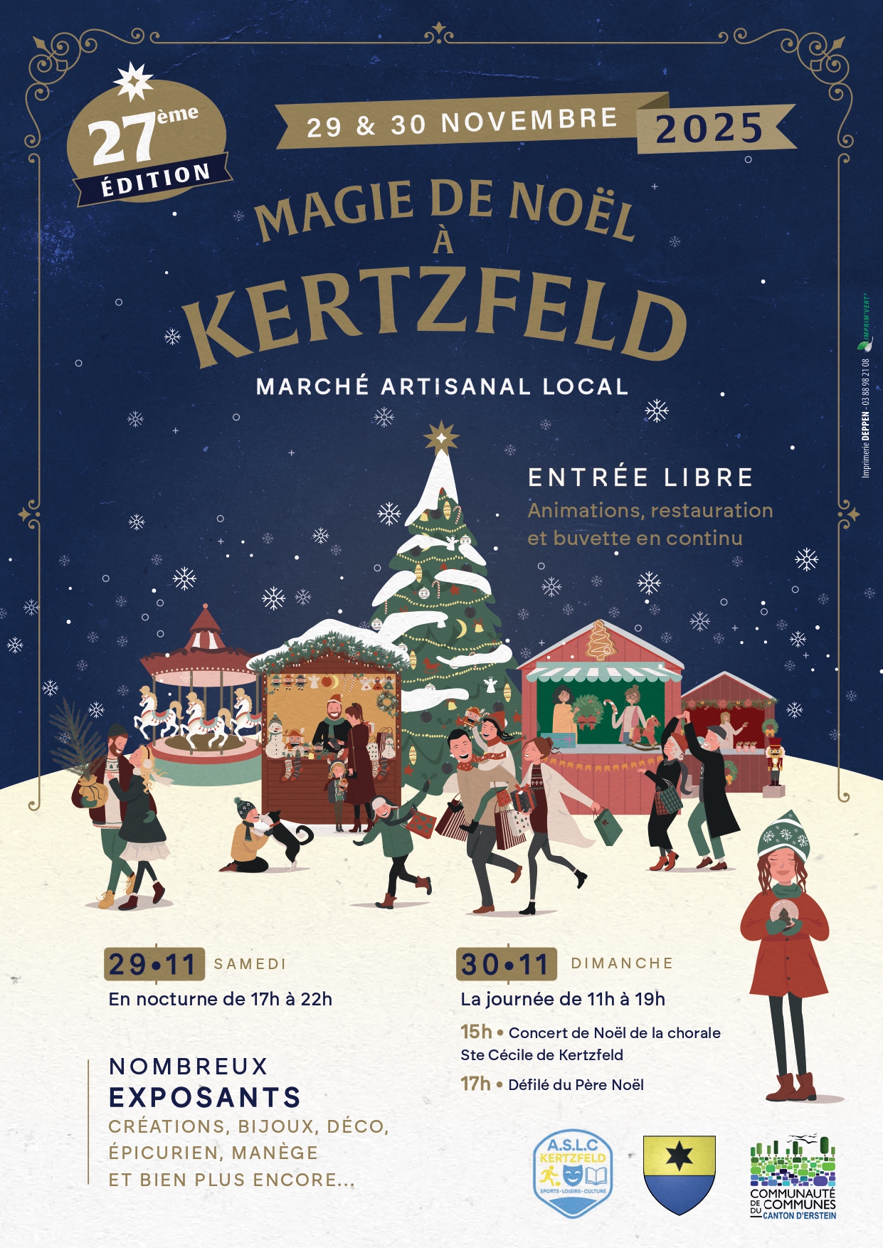 affiche Magie de Noël à Kertzfeld à Kertzfeld