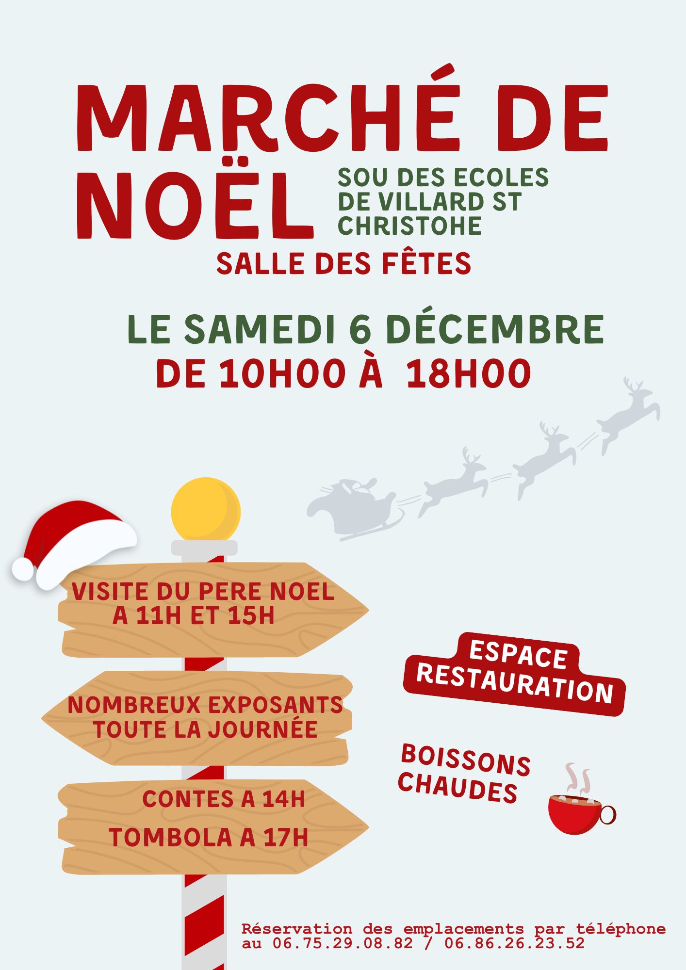 affiche Marché de Noël à  Villard-Saint-Christophe