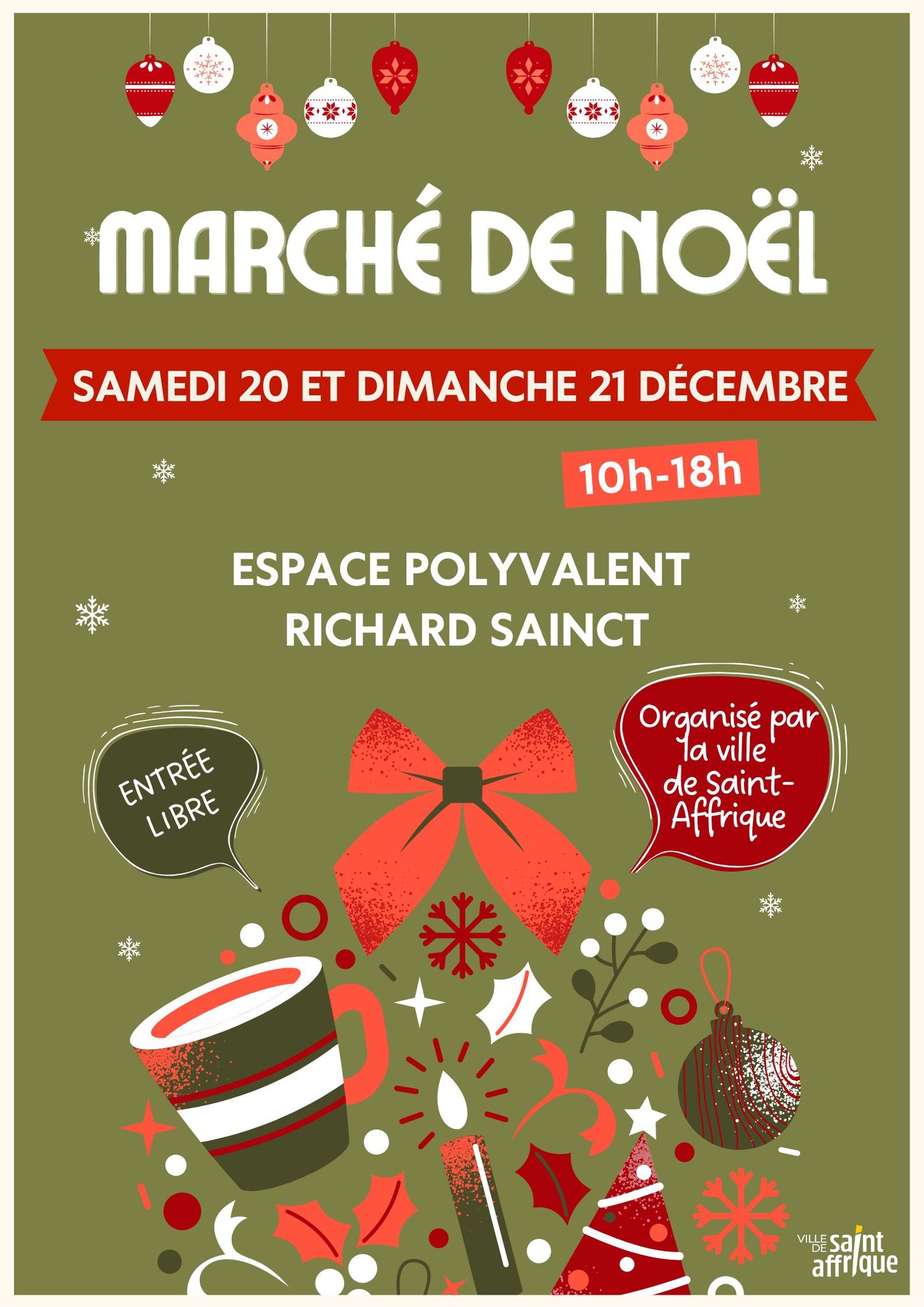 affiche Marché de Noël à Saint-Affrique