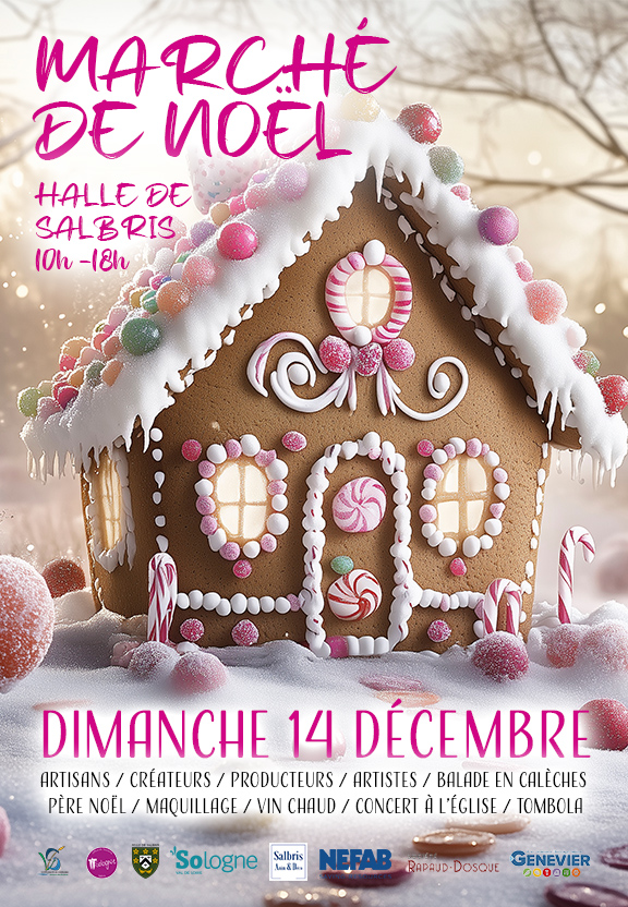 affiche Marché de Noel à Salbris