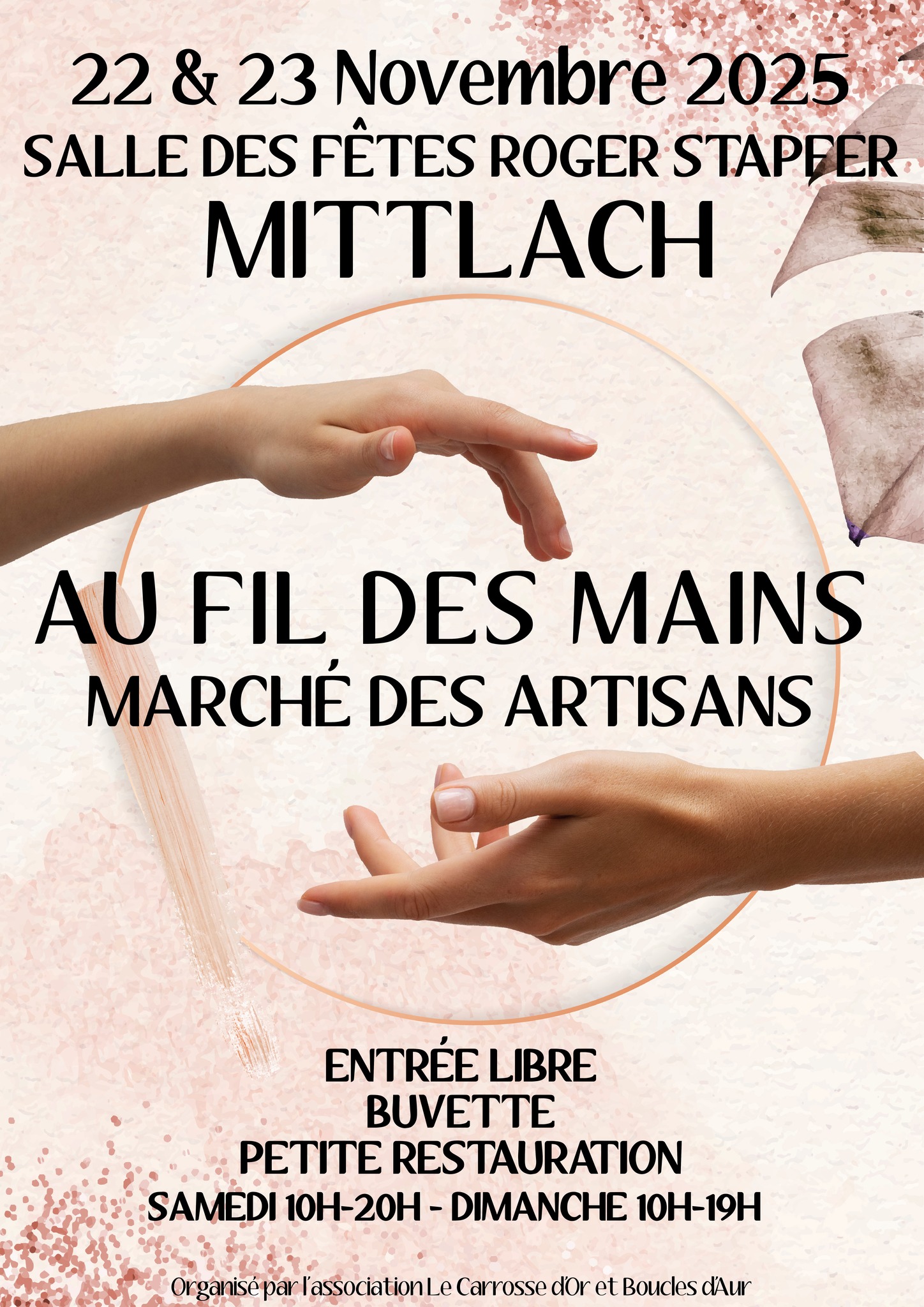 affiche AU FIL DES MAINS à  Mittlach