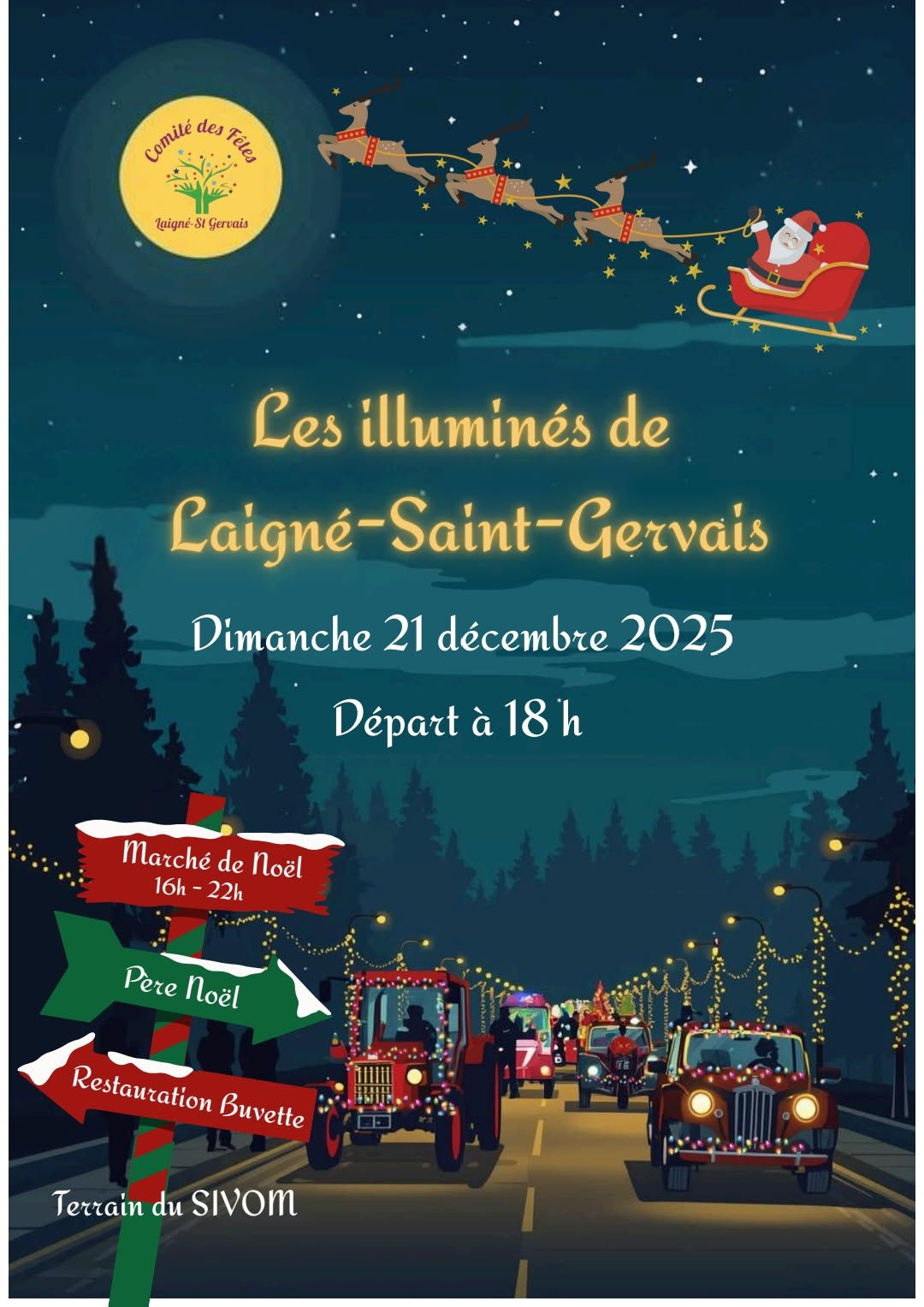 affiche Les illuminés de Laigné-Saint-Gervais à  Laigné-en-Belin