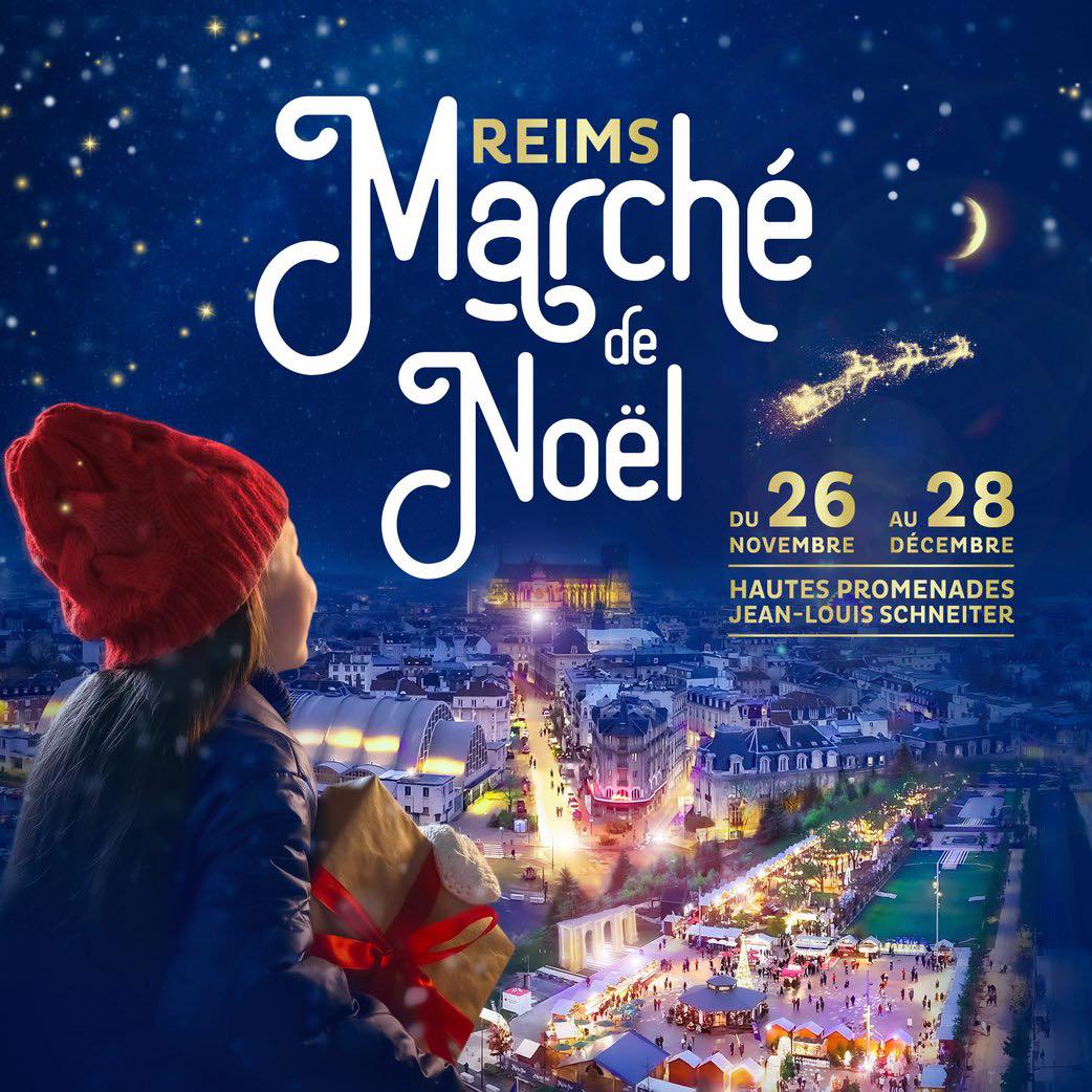 affiche Marché de Noël à Reims