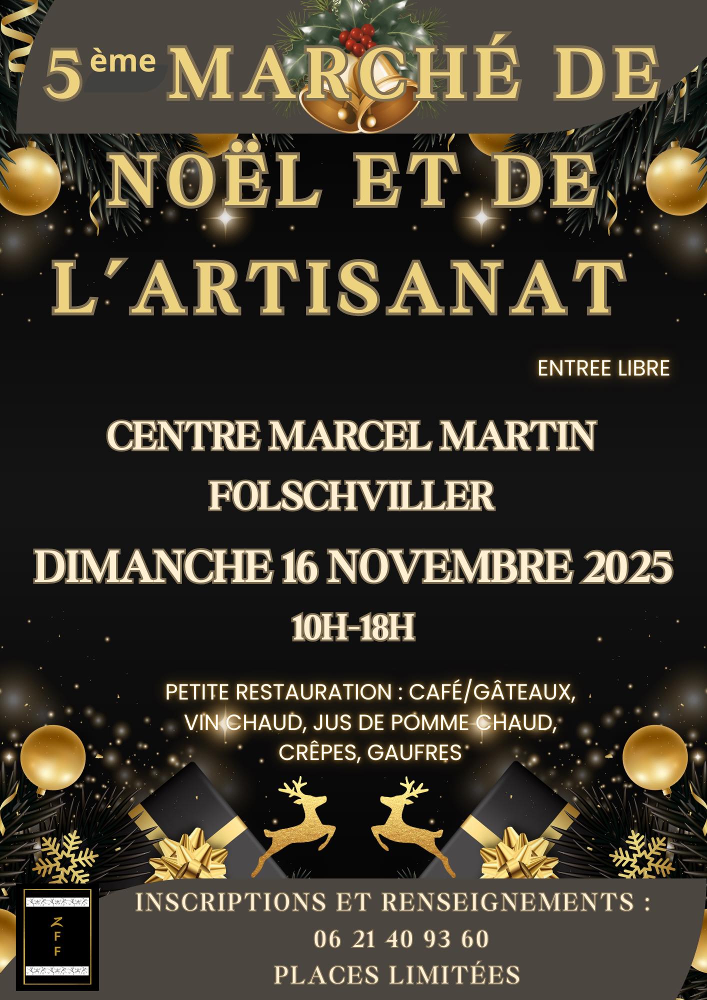 affiche 5ème MARCHÉ DE NOËL ET DE L'ARTISANAT à Folschviller
