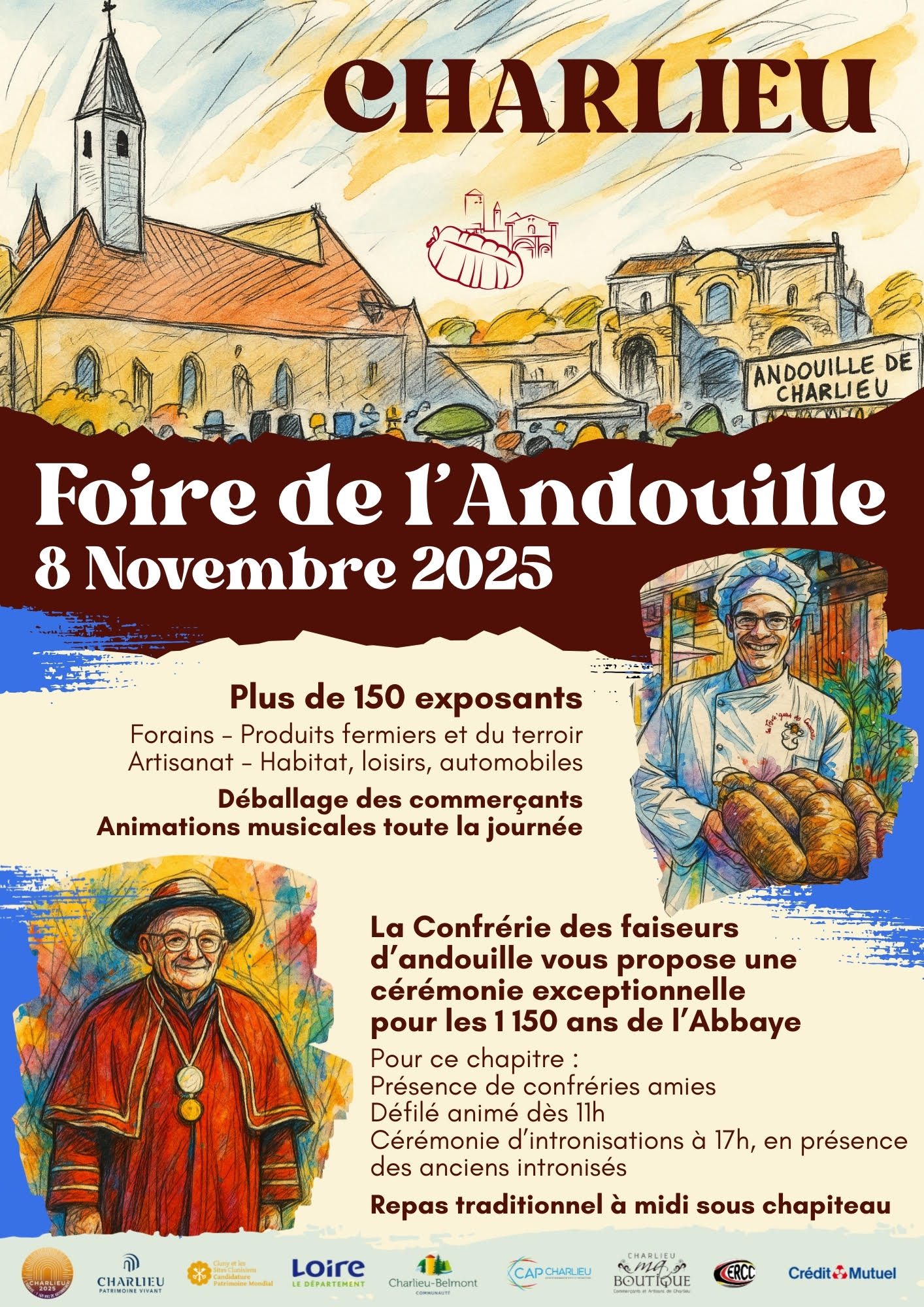 affiche Foire à l'Andouille à  Charlieu