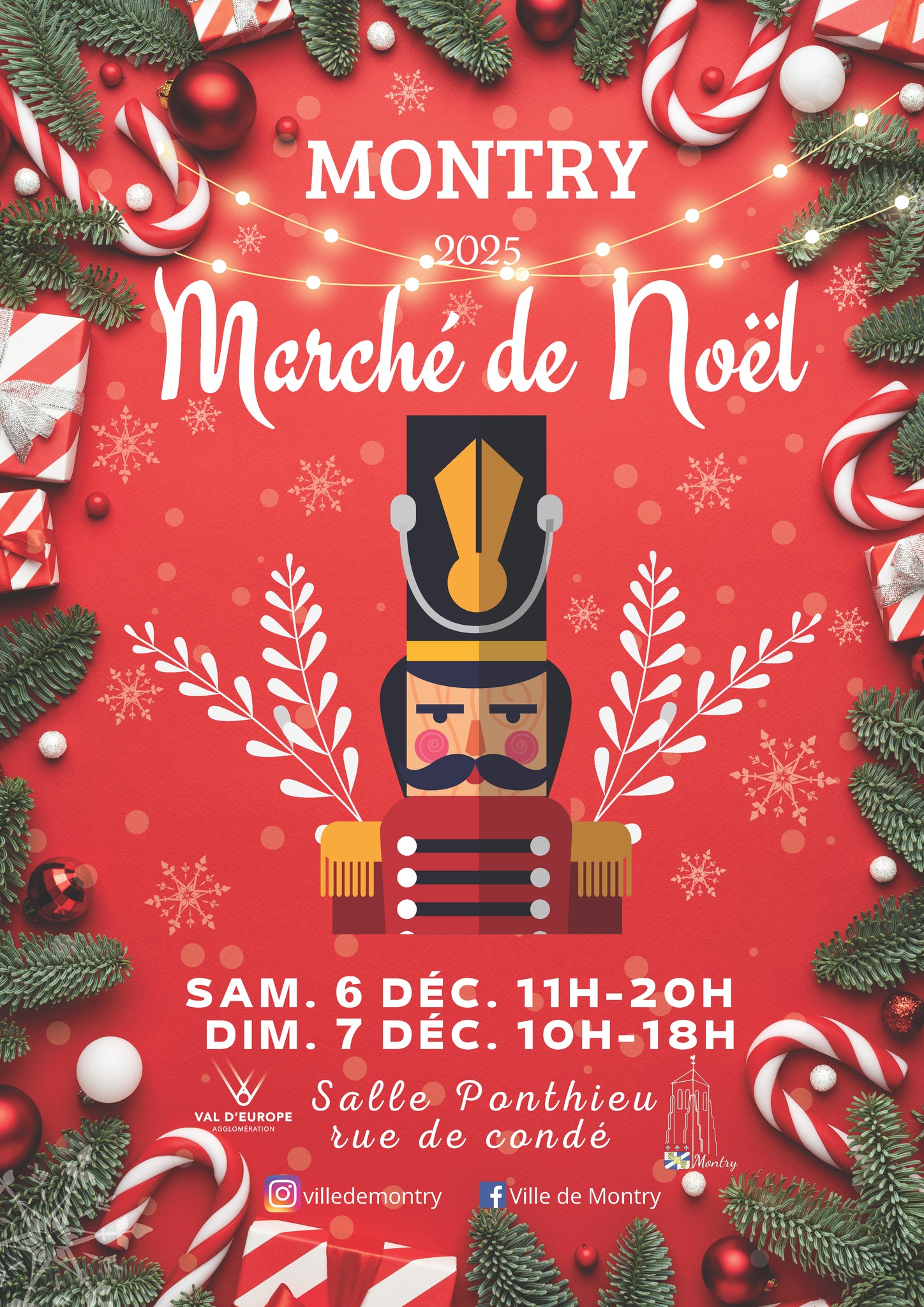 affiche Marché de Noël à  Montry