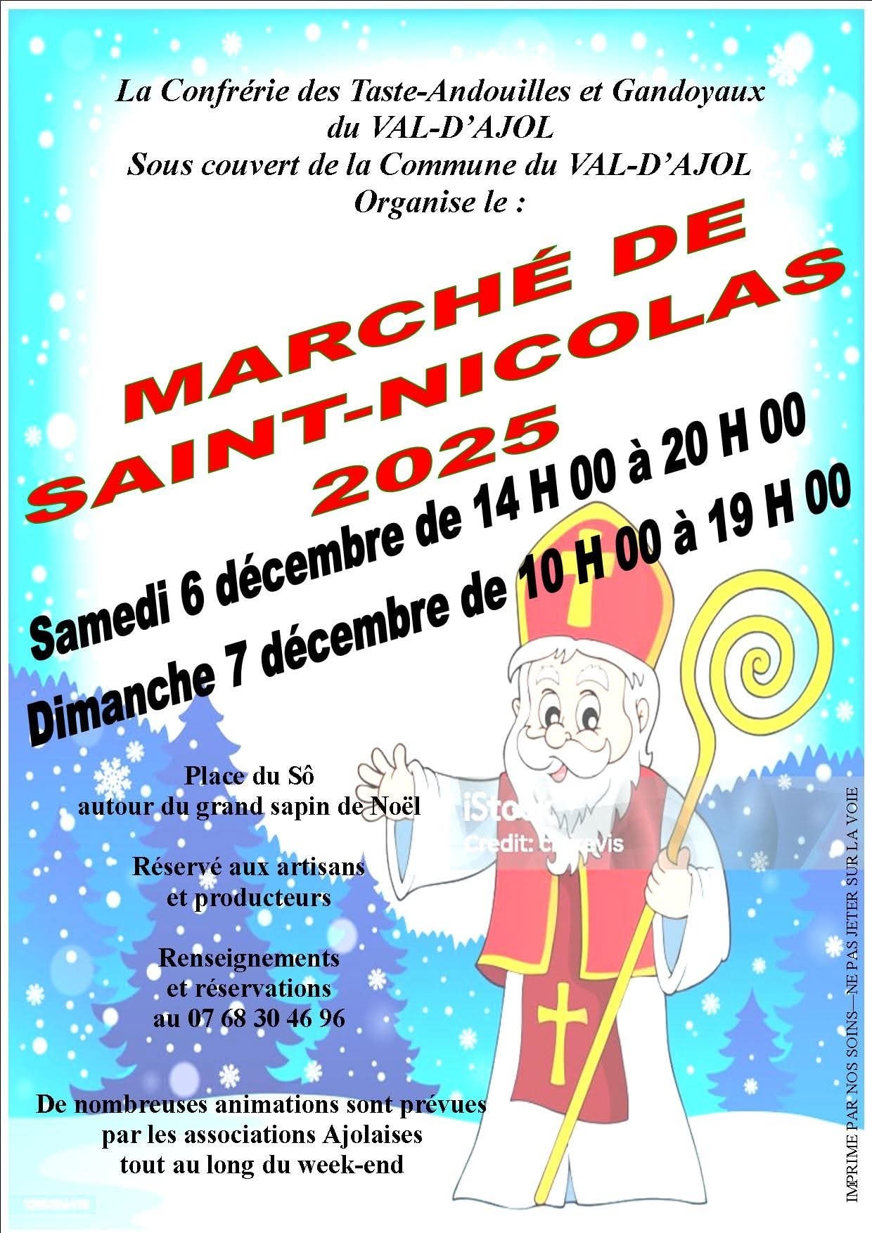 affiche Marché de Saint-Nicolas à Le Val-d'Ajol