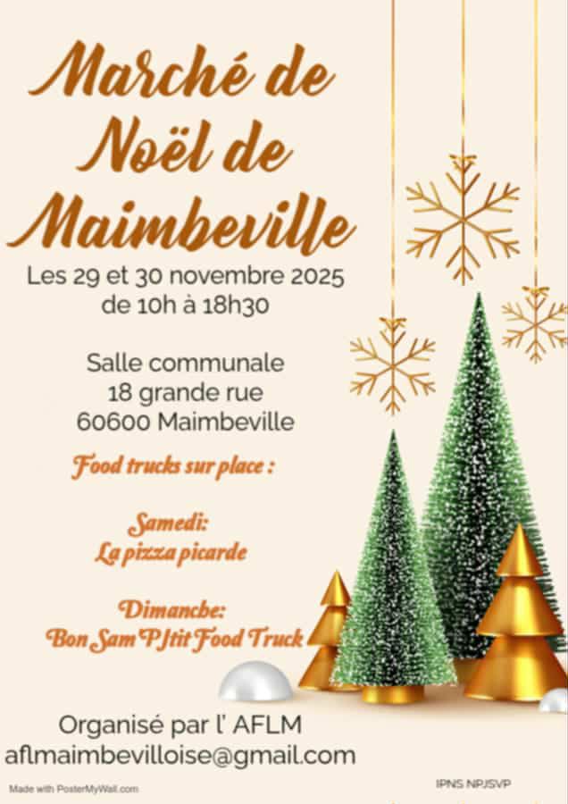 affiche Marché de Noël à  Maimbeville