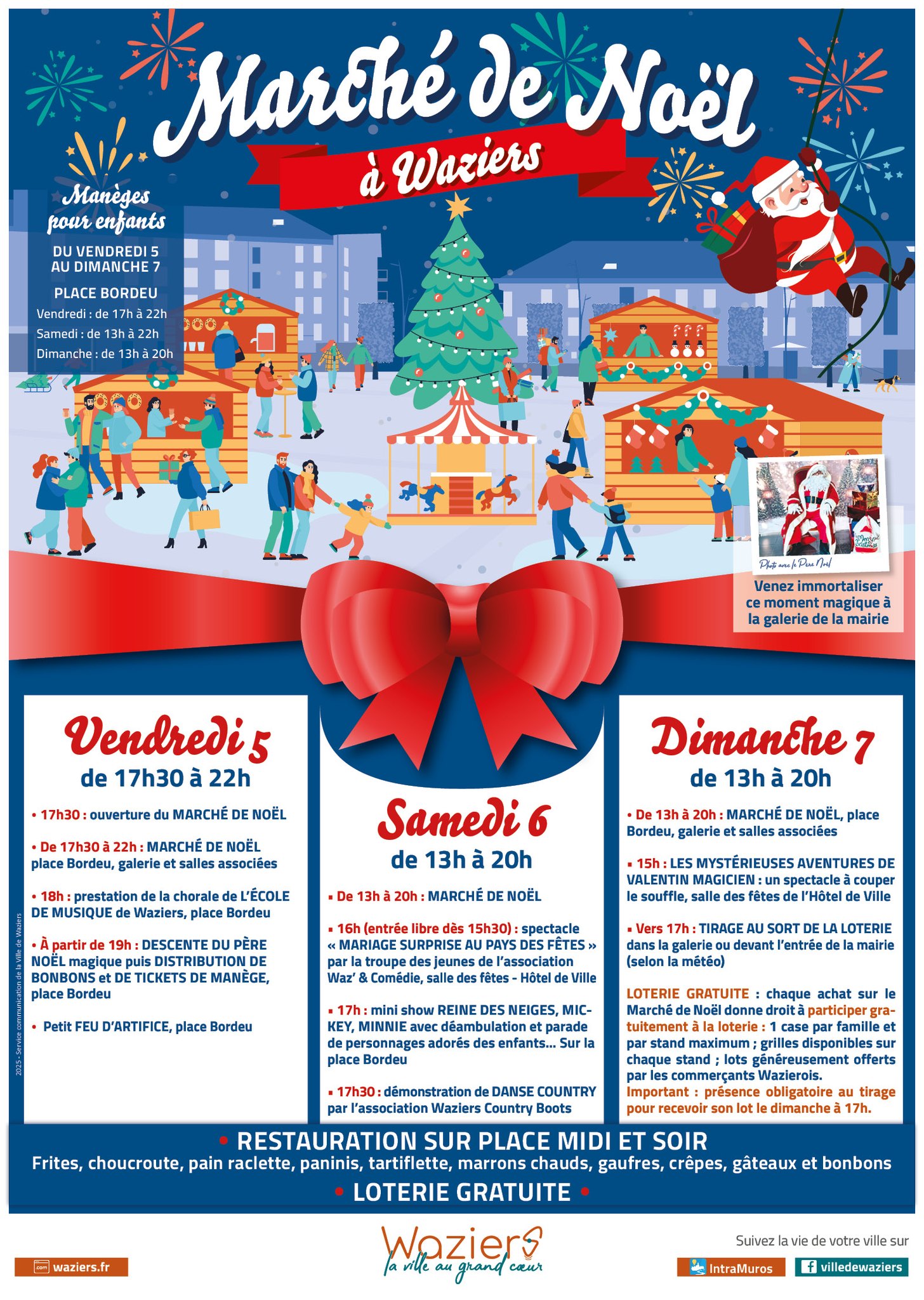 affiche Marché de Noël à  Waziers