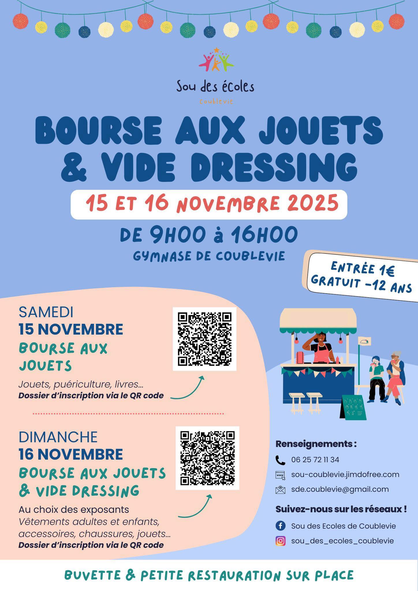 affiche Bourse Aux Jouets & Vide Dressing à  Coublevie