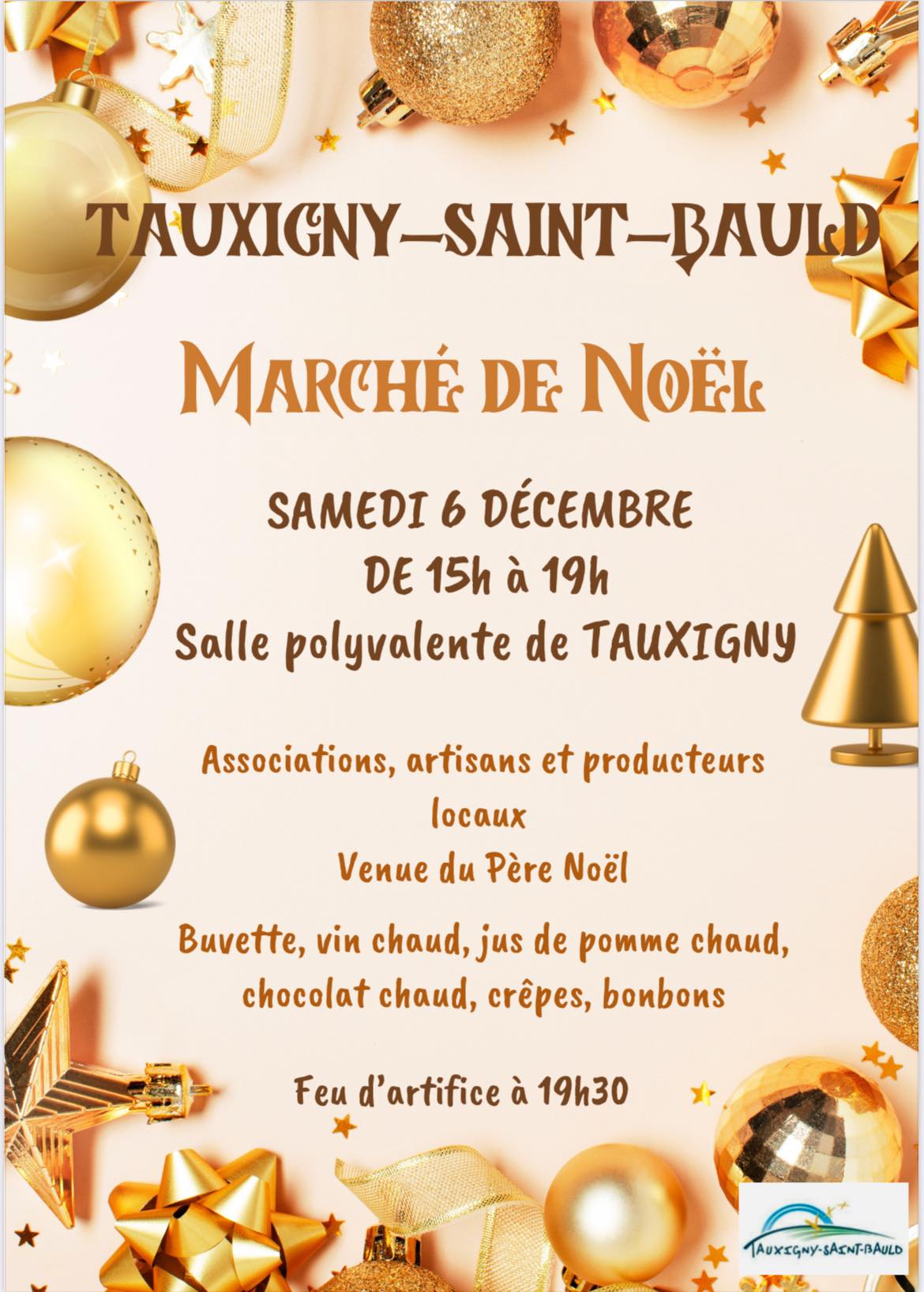 affiche Marché de Noël à  Tauxigny