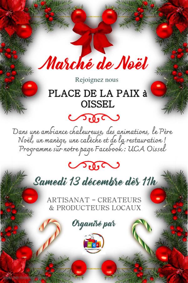 affiche Marché de Noël à Oissel