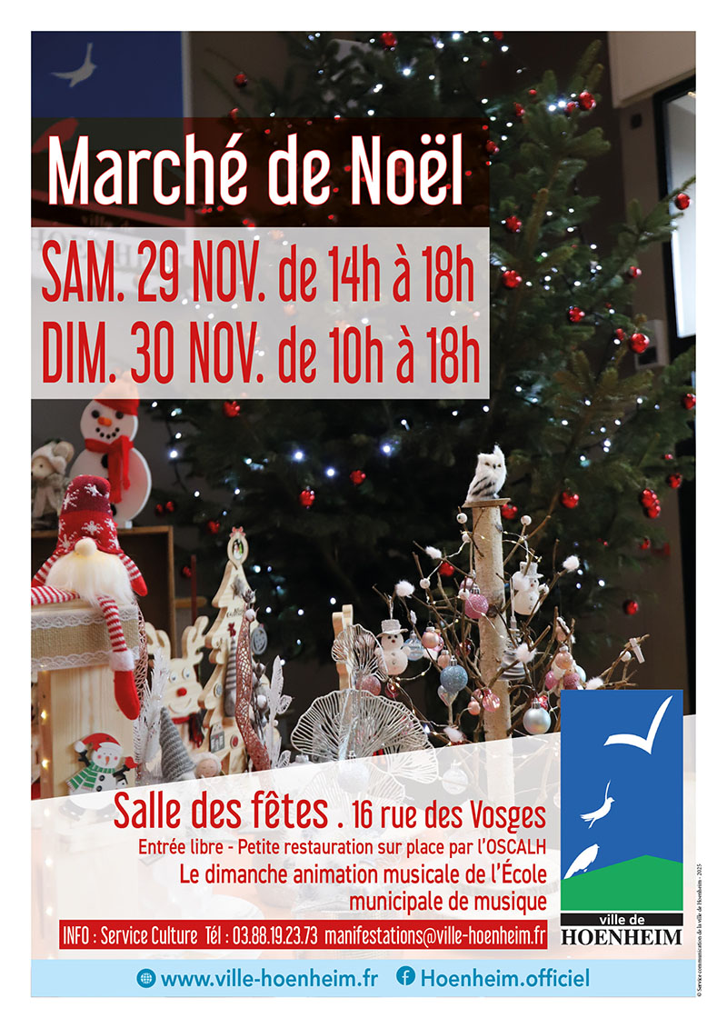 affiche Marché de Noël à  Hœnheim