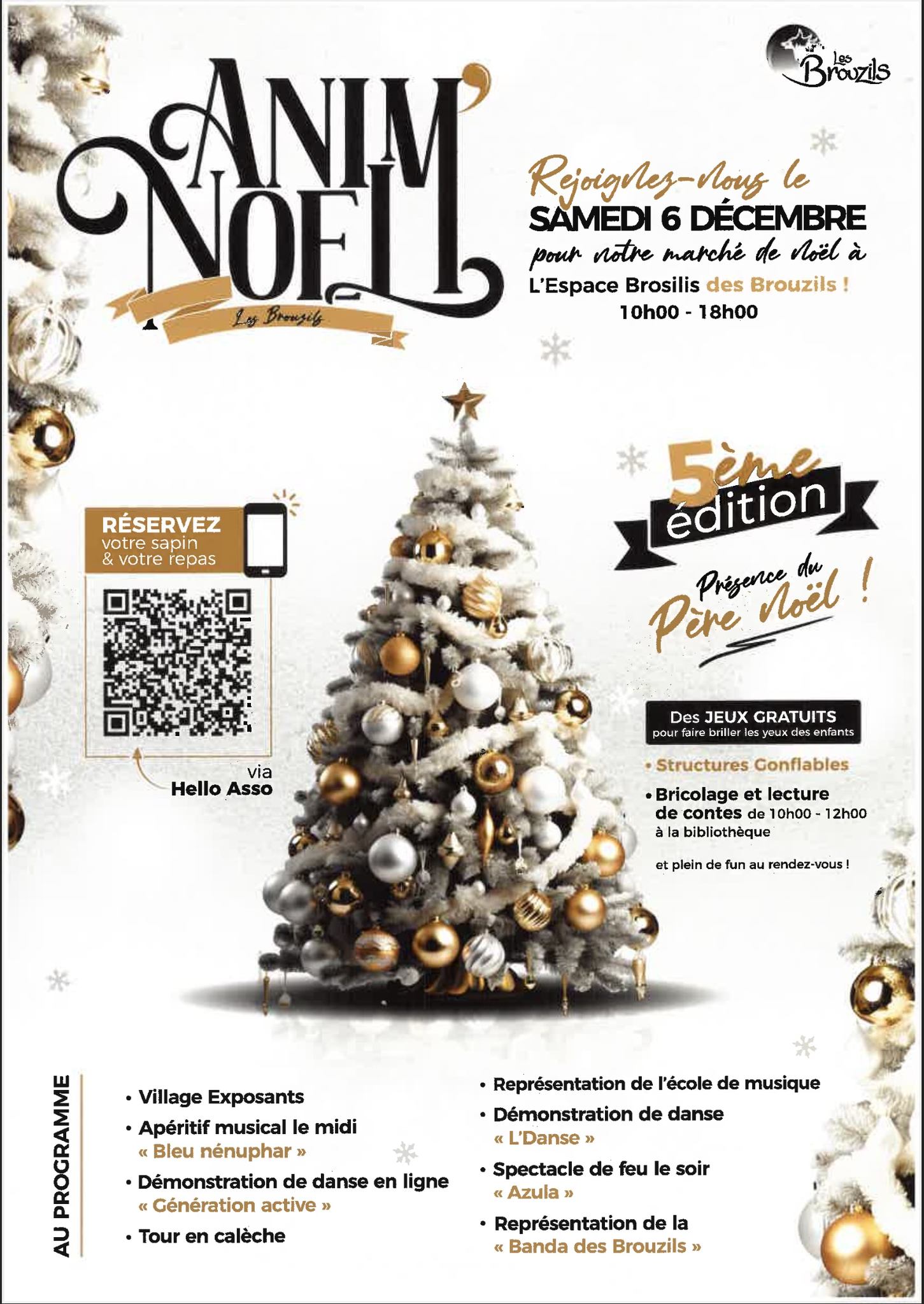 affiche Anim'Noel à Les Brouzils