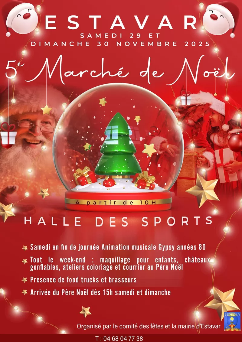 affiche MARCHÉ DE NOËL - ESTAVAR à Estavar