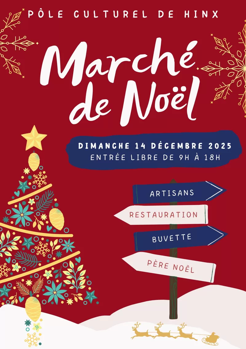 affiche Marché de Noël à Hinx
