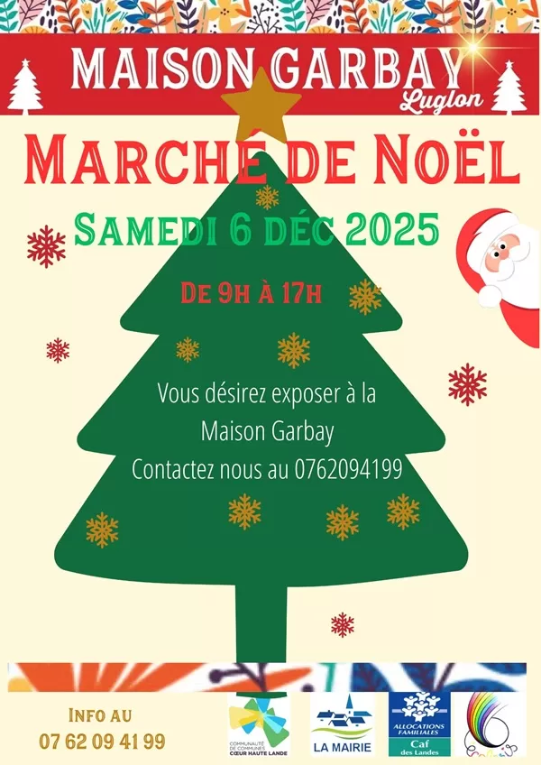 affiche Marché de NOEL à  Luglon