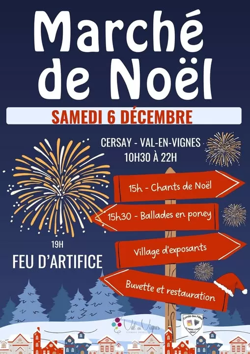 affiche Marché de Noël à Cersay à  Cersay
