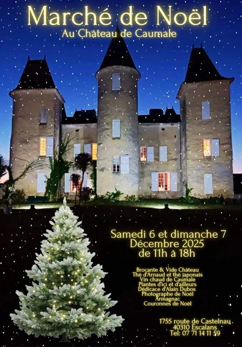 affiche Marché de Noël à  Escalans