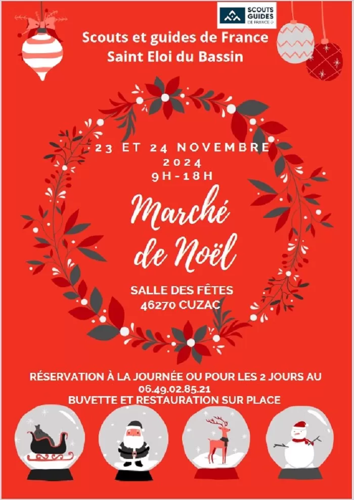 affiche Marché de Noël à Cuzac à  Cuzac