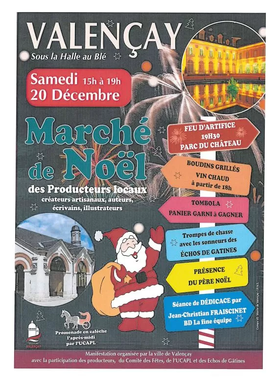 affiche Marché de Noël à  Valençay