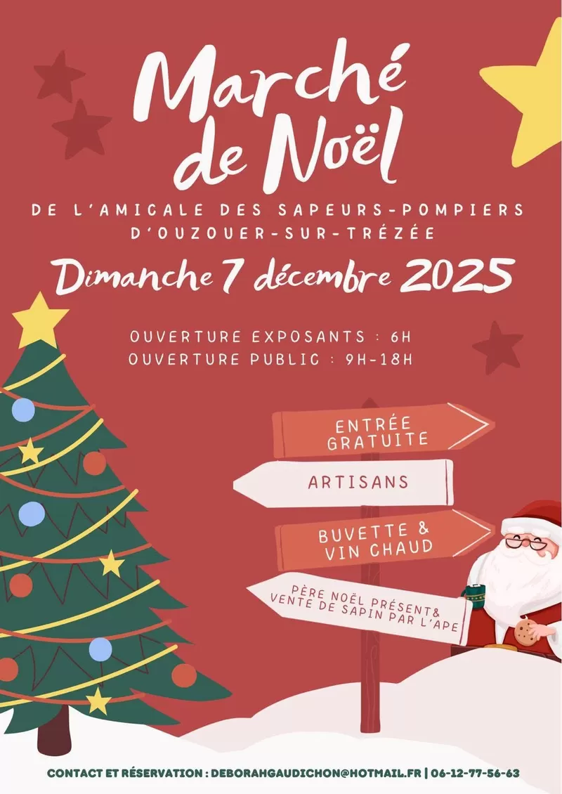 affiche Marché de Noël à  Ouzouer-sur-Trézée