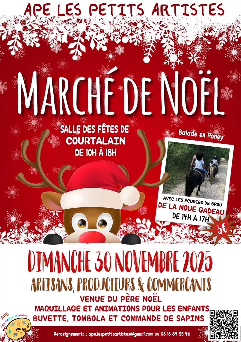 affiche Marché de Noël à  Arrou