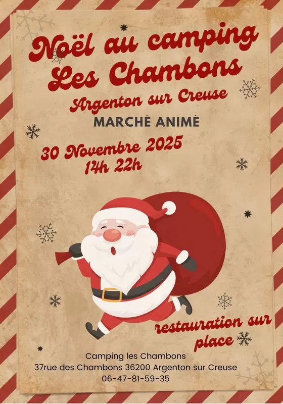 affiche Marché de Noêl à  Argenton-sur-Creuse