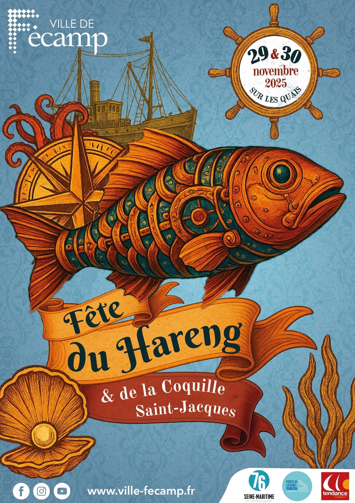 affiche Fête du Hareng à  Fécamp