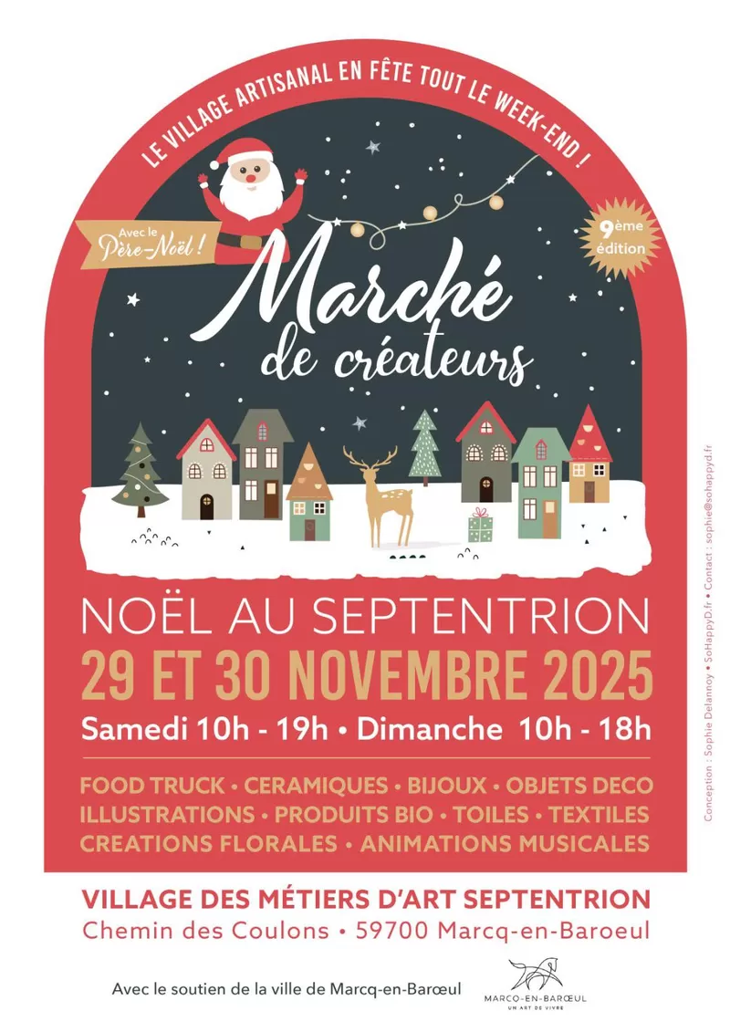 affiche Marché de créateurs à Marcq-en-Barœul