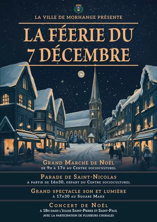 affiche La Féerie du 7 décembre à Morhange