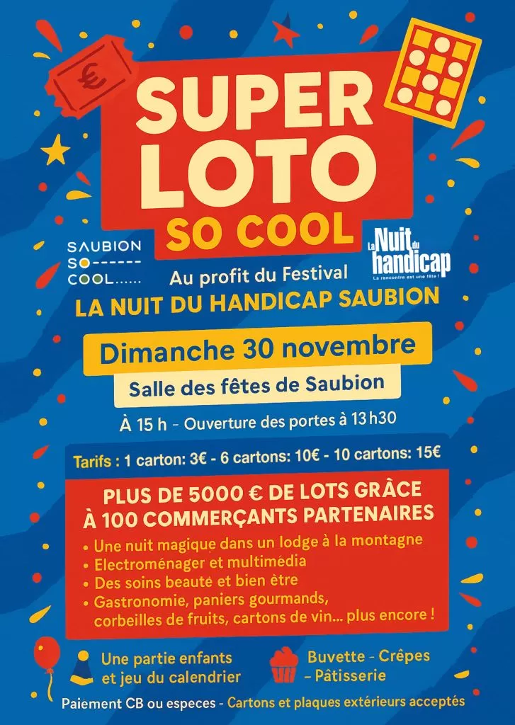 affiche Super Loto So Cool ! à Saubion