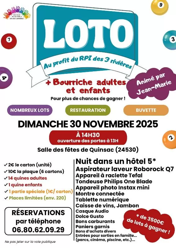 affiche LOTO à Quinsac