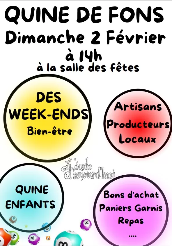 affiche Loto à Fons à  Fons