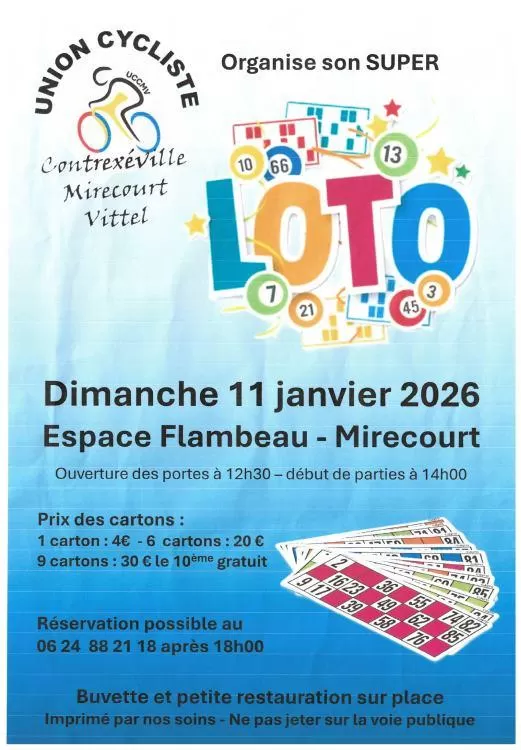 affiche Super Loto à  Mirecourt