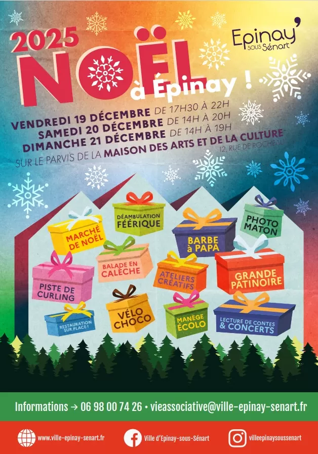 affiche Noël à Epinay à  Épinay-sous-Sénart