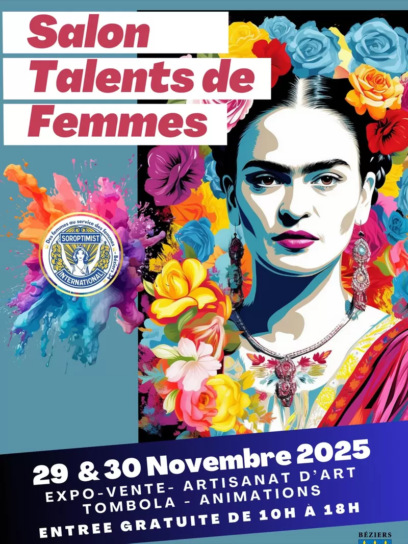 affiche SALON TALENTS DE FEMMES à  Béziers