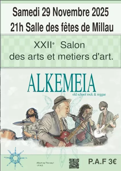 affiche Concert Alkemia - Salon des Arts et des Métiers d'Art à  Millau
