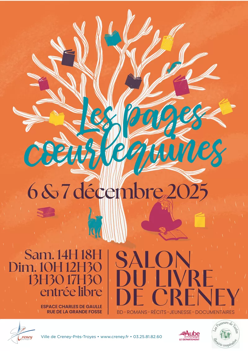 affiche 3ème Salon du livre de Creney à  Creney-près-Troyes